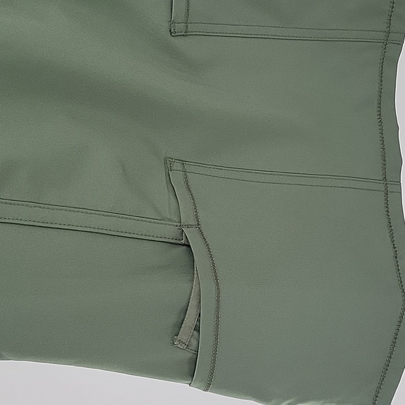 Olive Green Women's Scrub Top - Picture 11 of 16